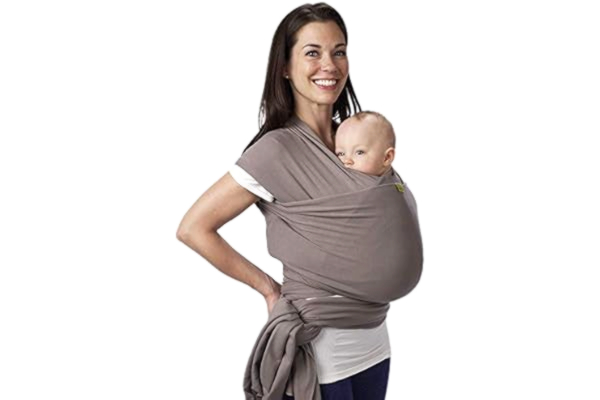 Boba  Wrap Baby Carrier, Grey - Original Stretchy Infant Sling, Perfect for Newborn Babies and Children up to 35 lbs