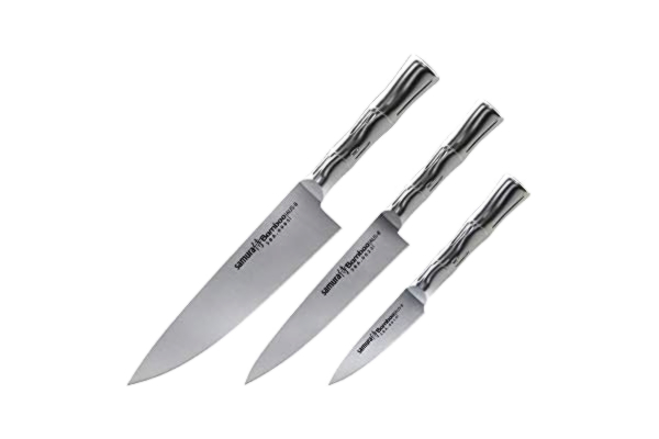 Samura SAMURA Ty2602 Bambou Chef Starter Set de couteaux de couteau à éplucher couteau utilitaire Chef Dureté 59hrc