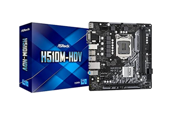 ASRock  H510M-HDV Intel H510 LGA 1200 Micro ATX