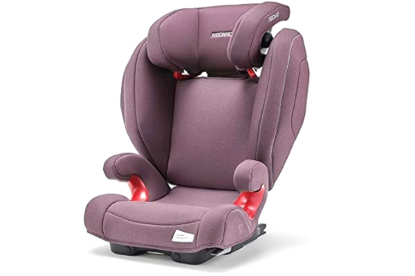 Recaro  Kids, Monza Nova 2 SF fotelik dziecięcy dla dzieci o wadze 15 – 36 kg, grupa 2 – 3, dla dzieci w wieku od 3,5 do 12 lat, do samochodów z systemem ISOFIX, zintegrowany system dźwiękowy, Prime Pale Rose