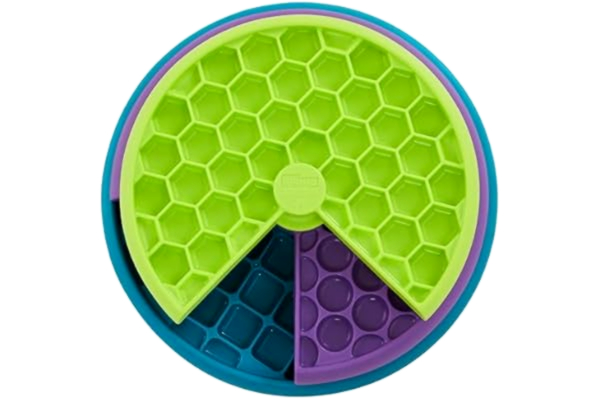 Nina Ottosson  by Outward Hound Lickin' Layers Interactive Dog Puzzle Game and Slow Feeder