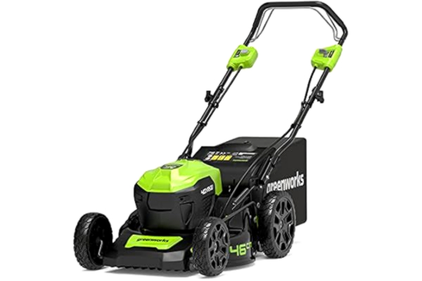 Greenworks  Cordless Lawnmower 40V 46cm Without Battery and Charger, Self-Propelled Mulching Side Discharge 55L 7-Level Cutting Height GD40LM46SP