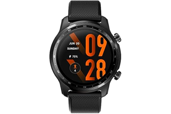 Mobvoi Ticwatch Pro 3 Ultra GPS Smartwatch Qualcomm SDW4100 and Mobvoi Dual Processor System Wear OS Smart Watch for Men Blood Oxygen Detection Fatigue Assessment 3-45 Days Battery NFC Mic Speaker