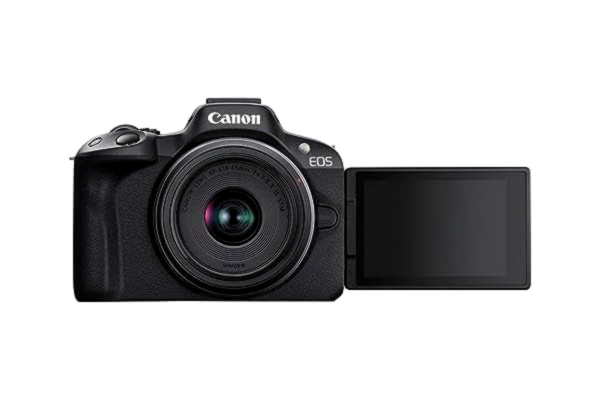 Canon  EOS R50 5811C013 Kamera, Svart, 24.2 MP