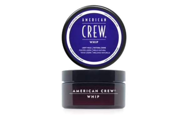 American Crew AMERICAN CREW – Whip, 85 g, en luftig och lätt stylingkräm, hårprodukt med lätt och formbart grepp, stylingprodukt för trendiga stilar och finish med naturlig glans