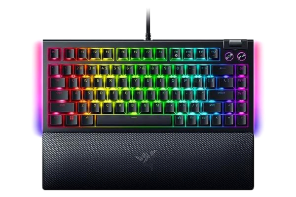 Razer  BlackWidow V4 75% - Hot-swappable Mechanical Gaming Keyboard - Intl. US Layout