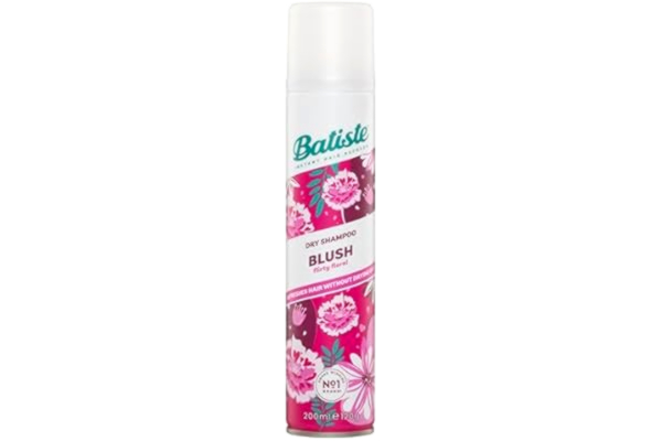 Batiste  torrschampo i rouge 200 ml, blommig och flirtig doft, ingen sköljspray för att fräscha upp håret mellan tvättar (förpackningen kan variera)