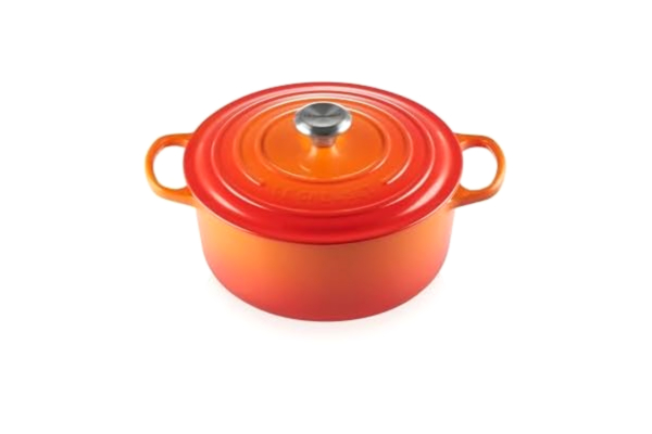 Le Creuset  CI1177 Signature Rund Gjutjärnsgryta, Vulkanisk, 26 cm