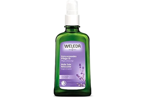 Weleda  Lavender Relaxing Body Oil, Mjukgörande Och Lugnande Kroppsolja Med Rogivande Naturlig Lavendeldoft, Vegan, 100Ml