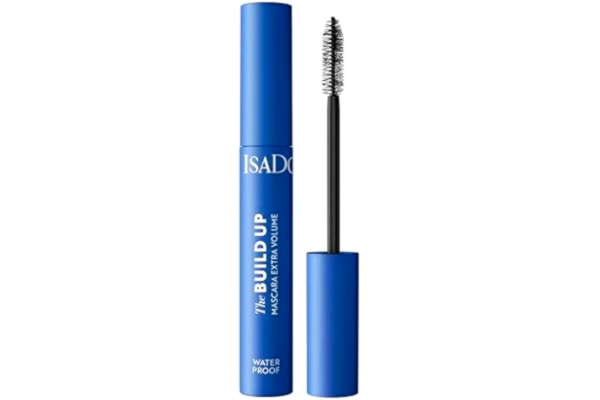 IsaDora  The Build Up Mascara Extra Volume Waterproof - Vattenfast, Byggbar Mascara för Volym och Lyft (01 black)