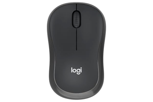 Logitech  M240 ljudlös Bluetooth-mus, trådlös, kompakt, bärbar, smidig spårning, 18-månaders batteri, för Windows, macOS, ChromeOS, kompatibel med PC, Mac, laptop, surfplattor - Grafit