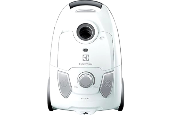 Electrolux  Eeg41iw EasyGo Stofzuiger met zak, hygiëne filter 12, traploze snelheid, ijswit