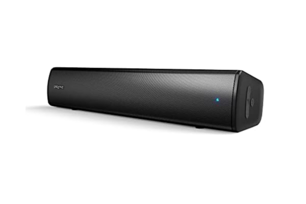 Creative  Stage Air V2 kompakt USB-soundbar för PC-skärm, Bluetooth 5.3, dubbel högtalare och passiv radiator, upp till 6 timmars batteritid, Switch-kompatibel