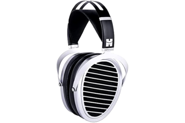 HiFiMAN HIFIMAN ANANDA-NANO Stealth Magneter med öppen rygg planar Hi-Fi-hörlurar för ljudfiler, hem och studio, silver