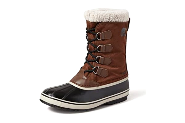 Sorel  1964 PAC Nylon Waterproof bottes d'hiver imperméables pour homme, Marron (Tobacco x Black), 43 EU