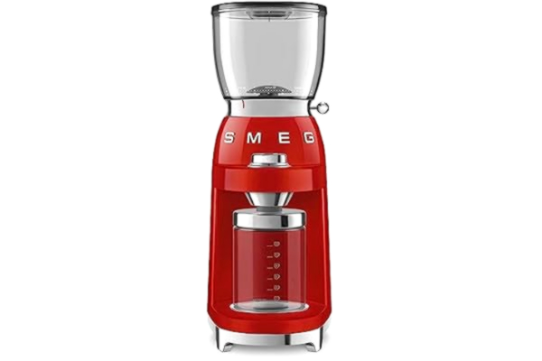 SMEG Smeg Smeg 50's Style kaffekværn med genanvendet materiale Rød