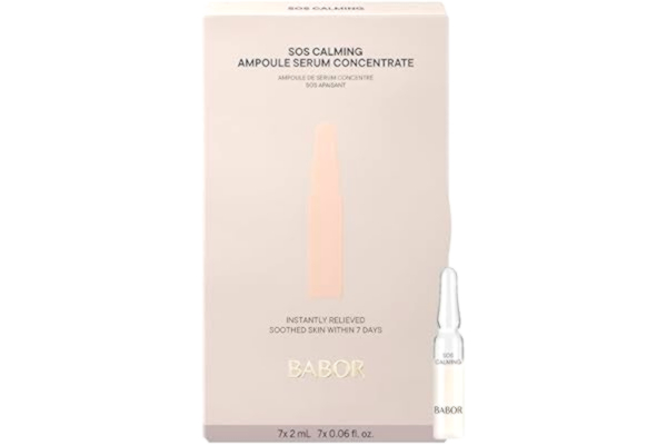 Babor BABOR SOS Calming, ansiktsserum i ampull, med Aloe vera och pantenol för omedelbart lugnare hy, Ampoule Concentrates, 7 x 2 ml