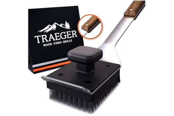 Traeger  Tillbehör, rostfritt stål, BBQ rengöringsborste