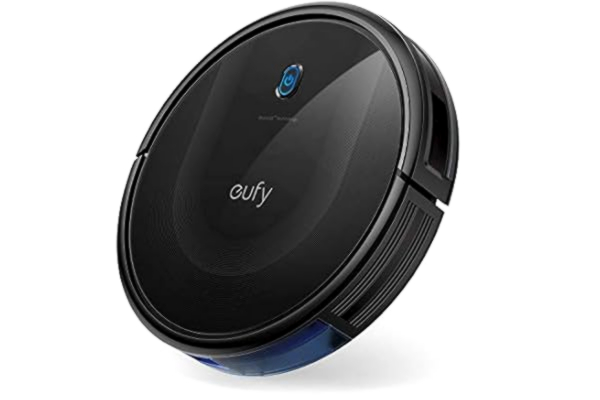 Eufy eufy [Boost IQ] RoboVac 11S MAX, robotstofzuiger, superdunne, 2000Pa supersterke zuigkracht, stille, zelfopladende robotstofzuiger, reinigt harde vloeren tot tapijten met middelhoge stapel, zwart