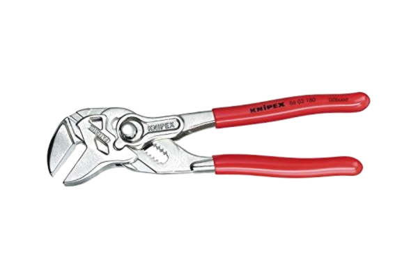 Knipex KNIPEX Tångnyckel Tång- och skruvnyckel i ett verktyg förkromad med plastöverdrag 300 mm, 86 03 300