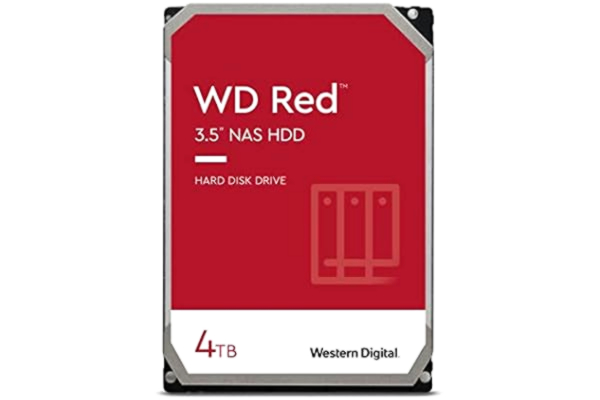 WD  Red 4TB 3.5 Inch NAS Internal Hard Drive - 5400 RPM - WD40EFAX