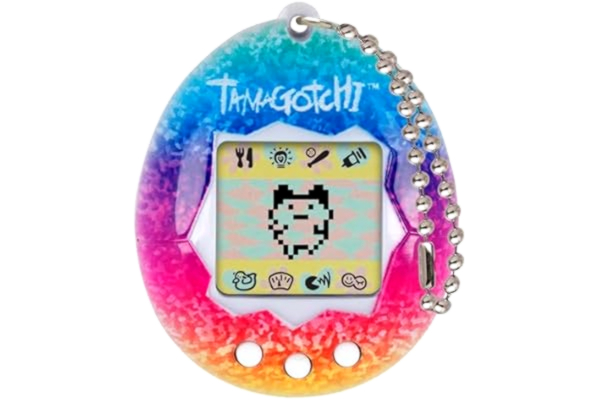 Bandai  – Tamagotchi – original-Tamagotchi – enhörning – virtuellt elektroniskt husdjur med display, 3 knappar och spel – 42927