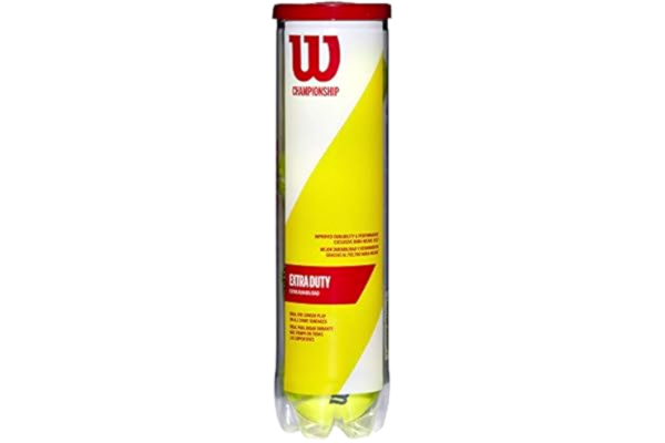 Wilson  Champ Extra Duty Tennisbollar, Gul, 4-pack