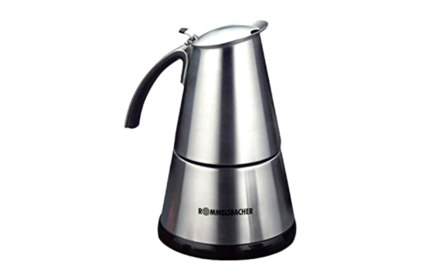 Rommelsbacher  EKO 364/E Elektrisk Espressomaskin, Silver, 2-4 Koppar