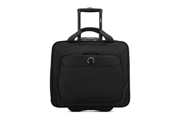 Delsey DELSEY PARIS PLUS laptop rolkoffer, 44 cm, 33 liter, zwart (Noir)