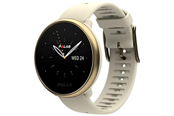 Polar  Ignite 2 - Champagne-guld - sportsur med bånd - silikone - champagne - båndstørrelse: S/L - Bluetooth - 35 g