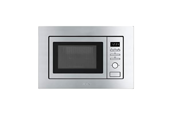 SMEG Smeg FMI020X Inbyggd Grill Mikrovågsugn + Integrerad Grill i Rostfritt Stål - 20 Liter - 800 W