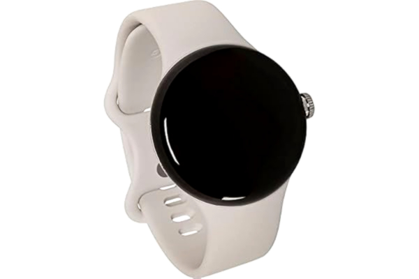 Google  Pixel Smartwatch, Silver, Vit, 41 mm