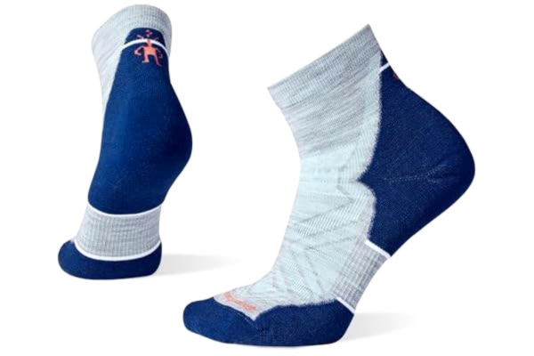Smartwool  Run Targeted Cushion Ankle Strumpor för kvinnor, Light Gray, M