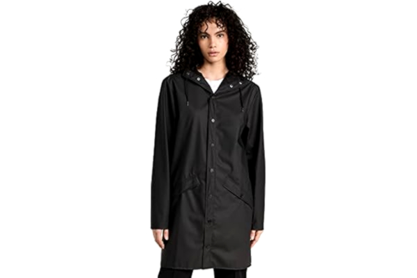 Rains RAINS Lång vattentät jacka, 01 Svart, S