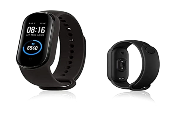 Xiaomi  Mi Band 5 Smart-armband, activiteitentracker, fitnesstracker, 2,7 cm (1,1 inch), dynamisch kleurendisplay, zwart (wereldwijde versie)