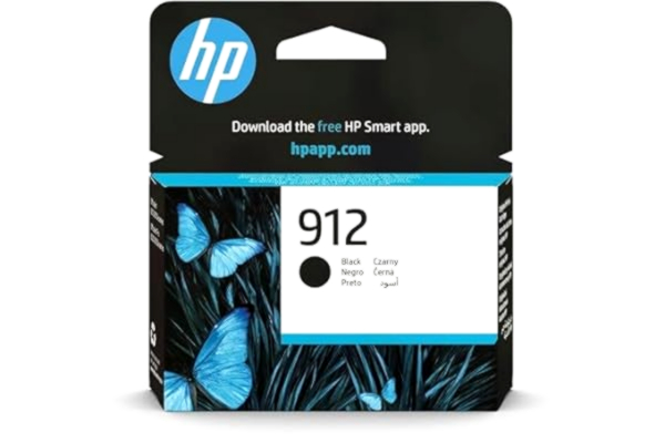 HP  912 (3YL80AE) svart original bläckpatron för HP OfficeJet Pro 8010, 8012, 8014, 8015, HP OfficeJet Pro 8020, 8022, 8023, 8024, 8025