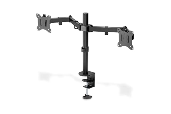 Digitus DIGITUS Skärmhållare - Skrivbordsklämma - 2 skärmar - Upp till 32 tum - Upp till 3X 8 kg - VESA 75x75, 100x100 - Svart