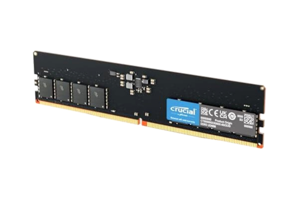 Crucial  DDR5 RAM 16GB 5600MHz, Skrivbordsminne (PC), Högpresterande RAM (eller 5200MHz / 4800MHz), CL46- CT16G56C46U5