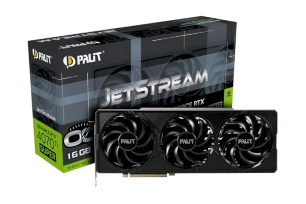 Palit  GeForce RTX 4070 Ti SUPER JetStream OC - 16GB GDDR6X RAM - Näytönohjaimet