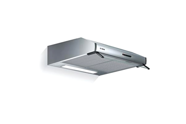 Bosch  Electroménager DUL63CC50 Visir huva, 4-serien, 1 motor och 3 hastigheter sugkraft, LED-belysning, 60 cm, 146 W, rostfritt stål