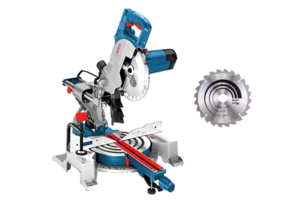 Bosch  Professional kap- och geringssåg med utdragningsfunktion GCM 80 SJ Kap 0° 70x270 (1 400 W, kling-Ø: 216 mm, med 2x sågklinga)