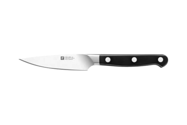 Zwilling  Pro spik- och garneringskniv, bladlängd: 10 cm, rostfritt specialstål, plasthandtag, svart