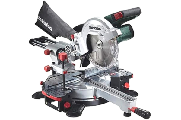 Metabo  Accu-kapzaag KGS 18 LTX 216 (619001850) 18V ; karton; met trekfunctie, accuspanning: 18 V, steunvlak: 345 x 730 mm, max. maaibreedte 90°/45°: 305/205 mm