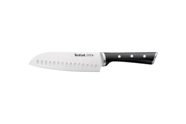 Tefal  Ice Force Stainless Steel Santoku Knife - 18cm - Premium Design, Long Lasting Performance - K2320614