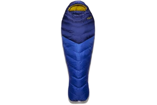 Rab  Neutrino dun sovsäck - lätt varm mamma sovsäck för klättring och bergsklättring - nattfall blå °C °C, vanlig, vänster dragkedja