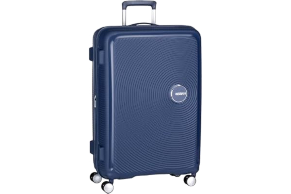 American Tourister  Soundbox - Spinner L Expanderbar Resväska, 77 cm, 97/110 L, Blå (Midnight Navy)