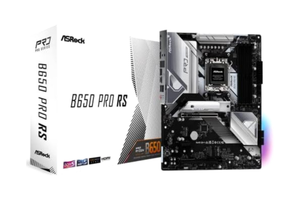 ASRock  B650 Pro RS - Bundkort - ATX - Socket AM5 - AMD B650 Chipset - USB 3.2 Gen 1, USB 3.2 Gen 2, USB-C 3.2 Gen2, USB-C 3.2 Gen 2x2 - 2.5 Gigabit LAN - onboard grafik (CPU påkrævet) - High Definition Audio (7.1-kanal)