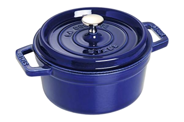 Staub STAUB Gusseisen Bräter/Cocotte, Rund 20 cm, 2,24 L, Dunkelblau