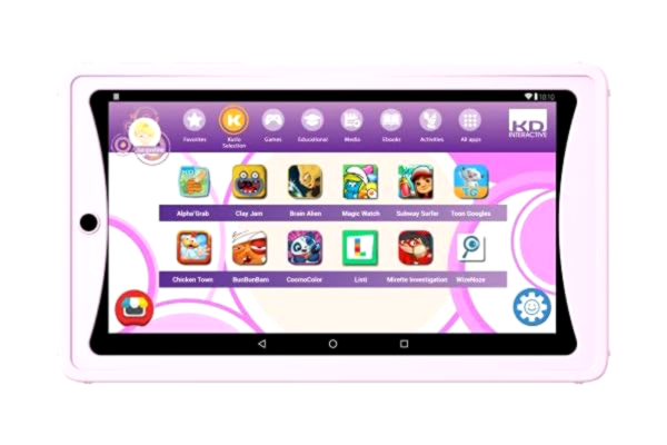 Kurio  Tab Lite Roze - Kindertablet Roze - Spatwater Proof - Beschermende Bumper - 7 Inch Scherm