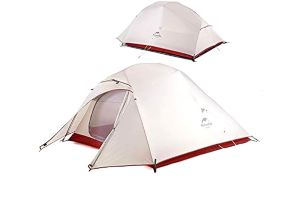 NatureHike Naturehike Cloud-up 3 Tente de Camping Ultra-légère pour 3 Personnes - Tente de Randonnée Double Couche Imperméable 4 Saisons(Gris)